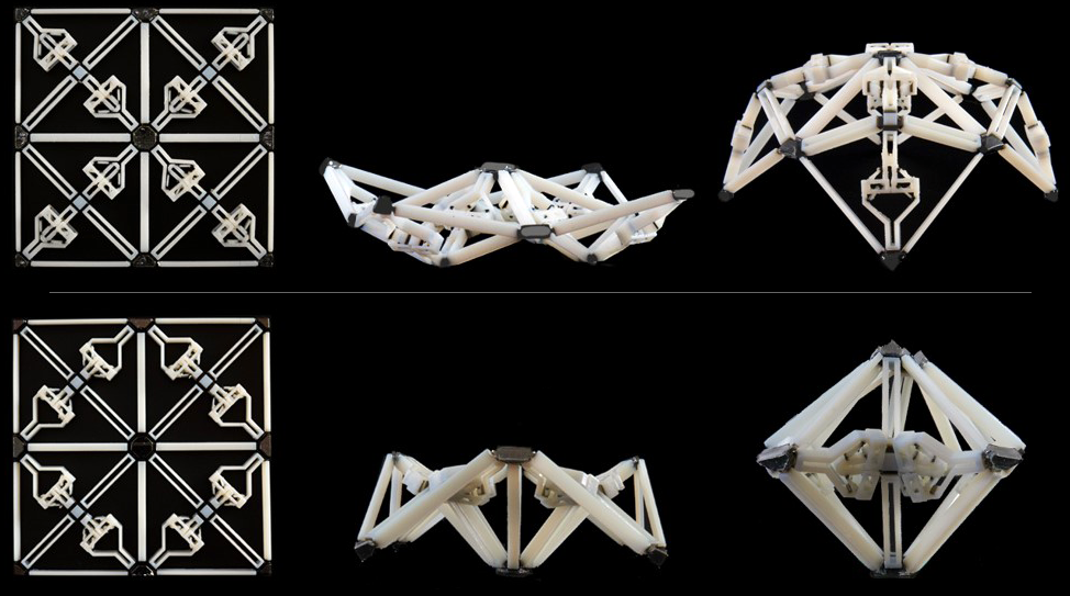 Enlarged view: Deployable structures through 3D printing and bistability